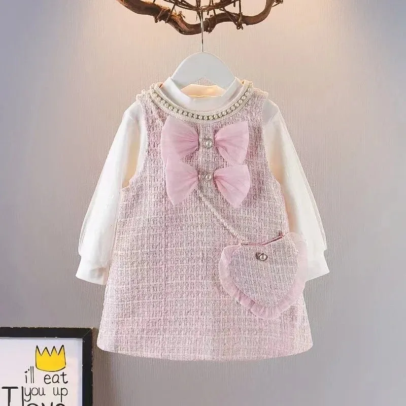 مجموعة اروين التجارية ARWEN&AJH GROUP  2024 European Girls 2024 Clothing Suit Spring Autumn Sets Baby Casual Sleeveless T-shirt  Dress Kids Clothing Sets Baby Clothes Outfits 2 3 6