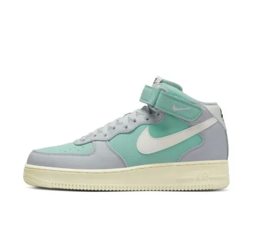 AIR FORCE 1 MID 07 LX GREY FOG SAIL ENAMEL GREEN