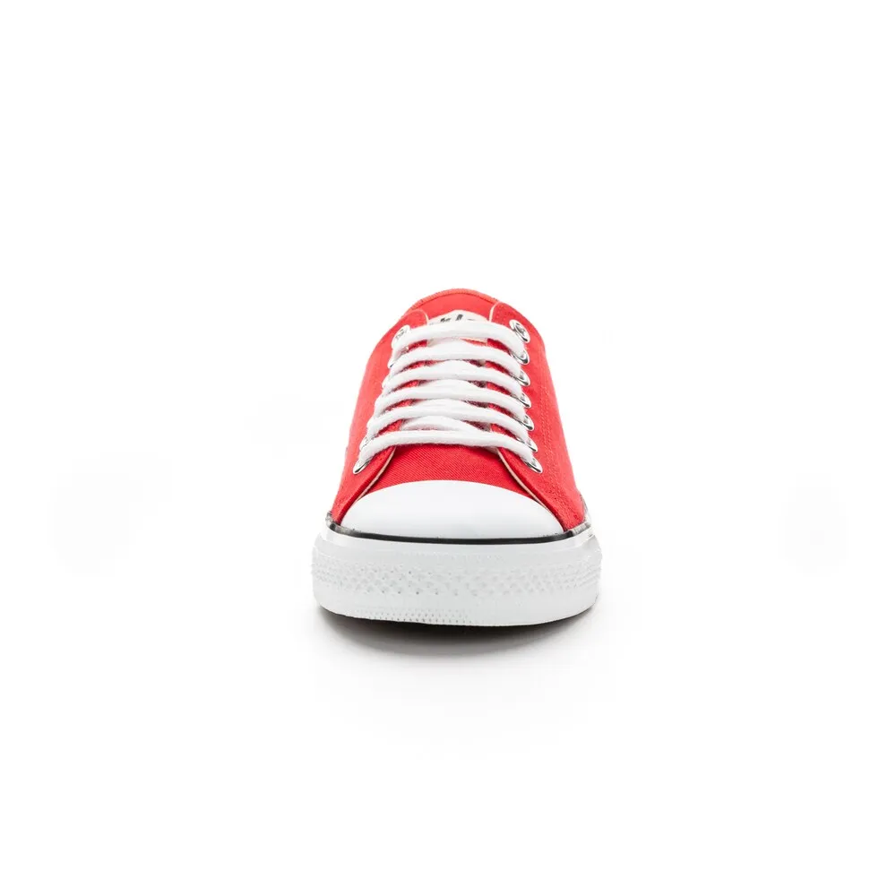 Athletic sneakers, red