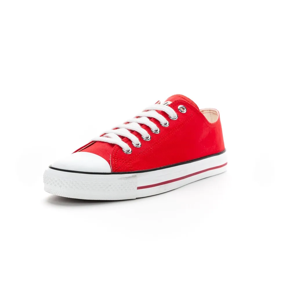 Athletic sneakers, red