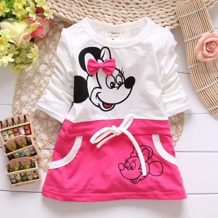 Baby girls dress New Brand Fashion Minnie Summer Dress