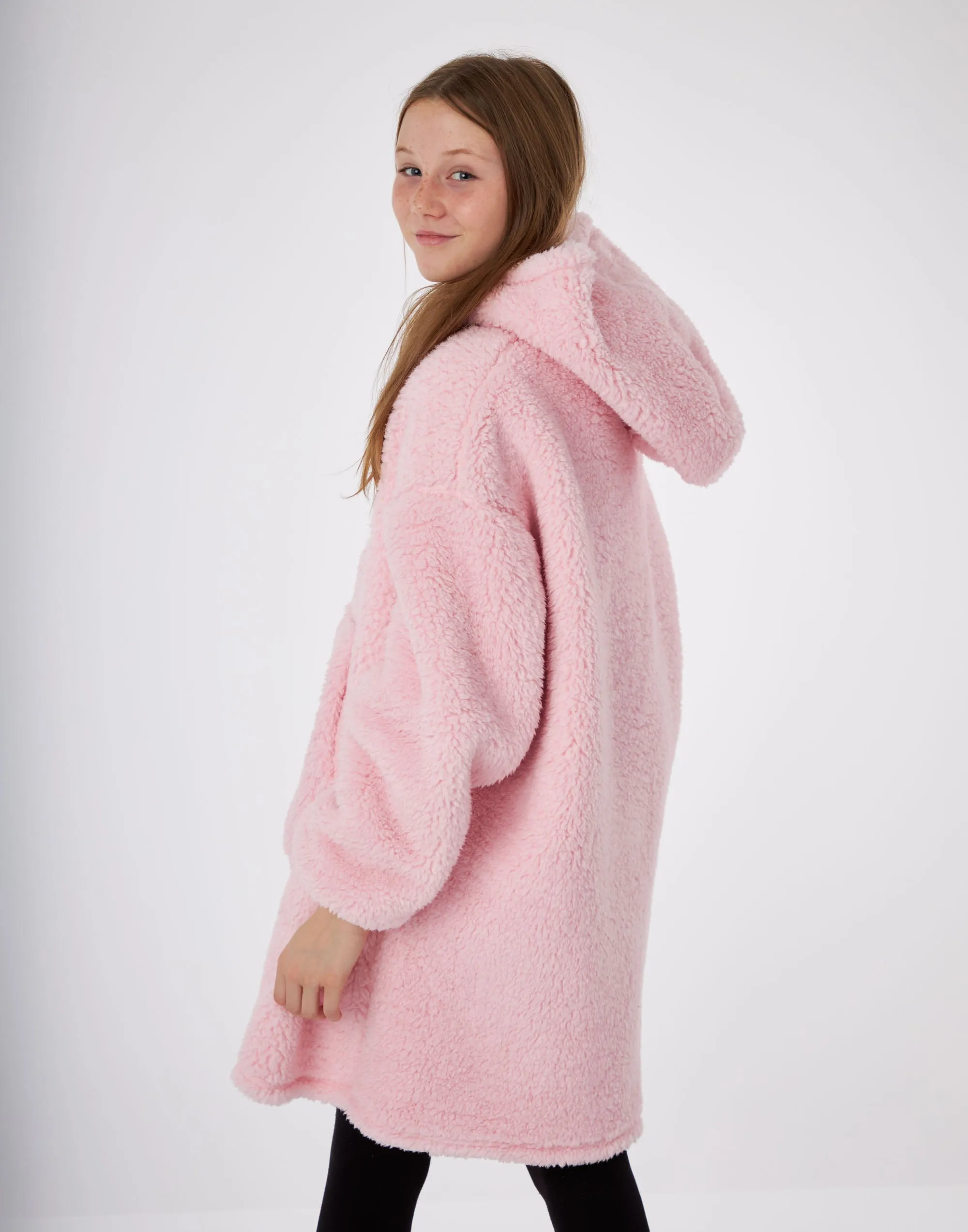 Barbie Girls Pink Blanket Hoodie