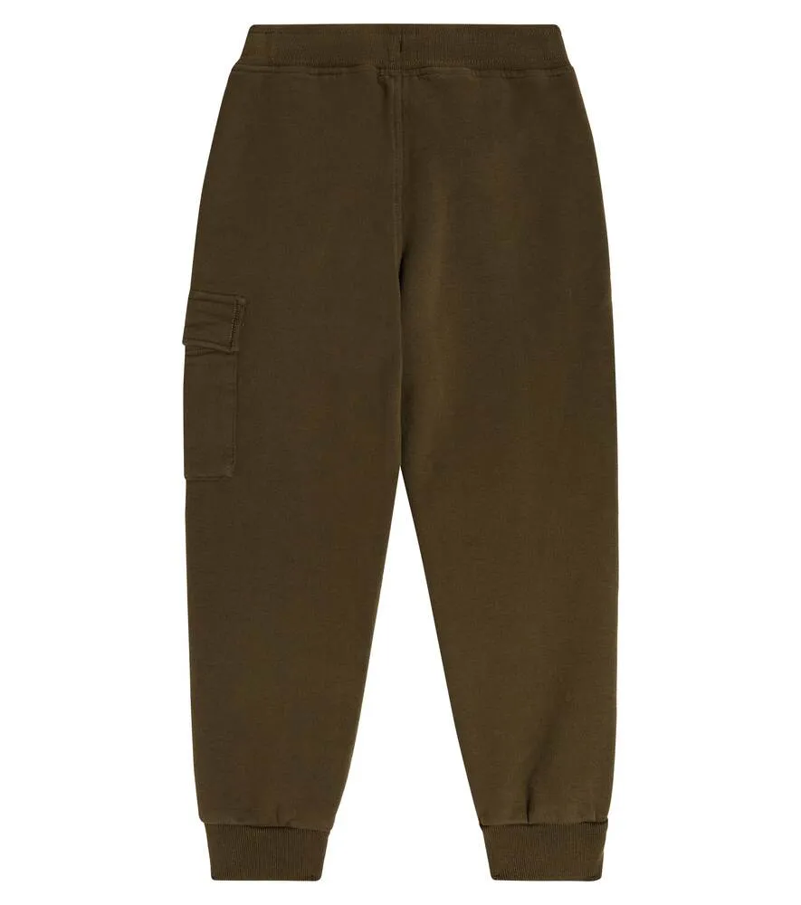 Basic sweatpants in cotton fleece C. COMPANY KIDS, green