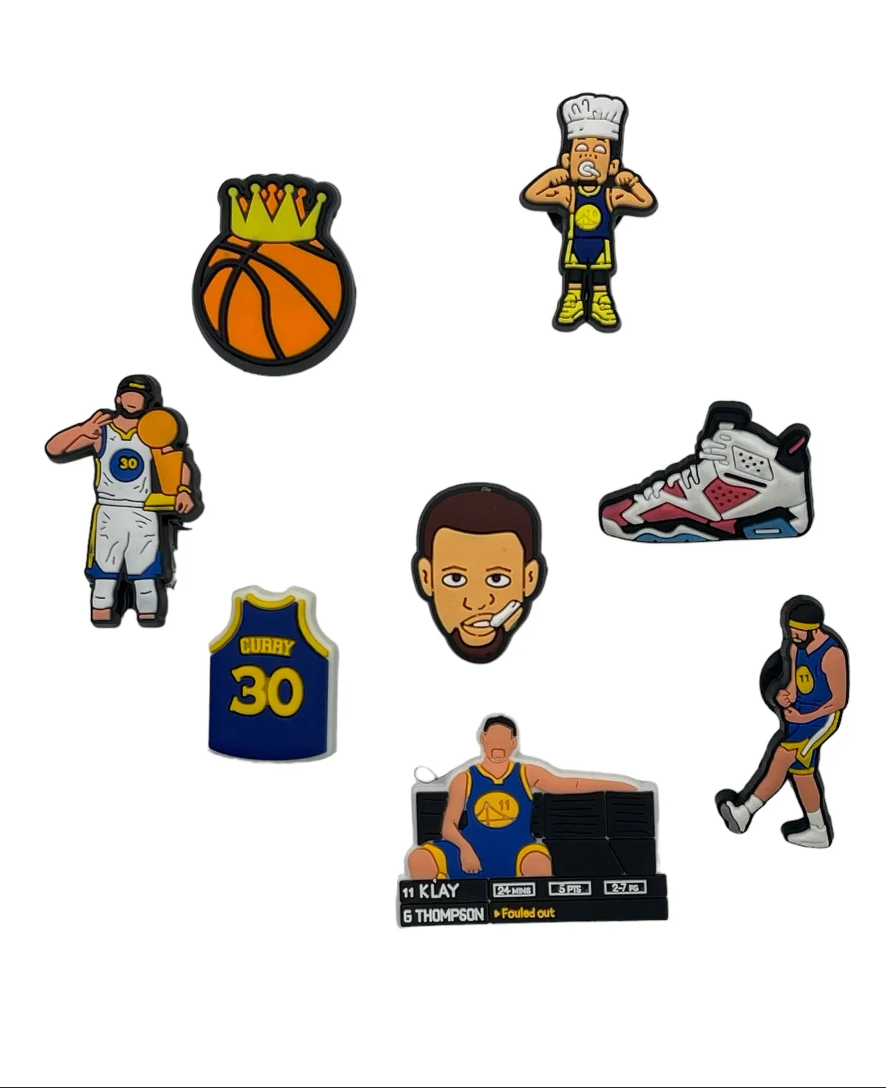 Basketball Shoe Charms 8pcs Shoe Charms Decoration/Croc Charms