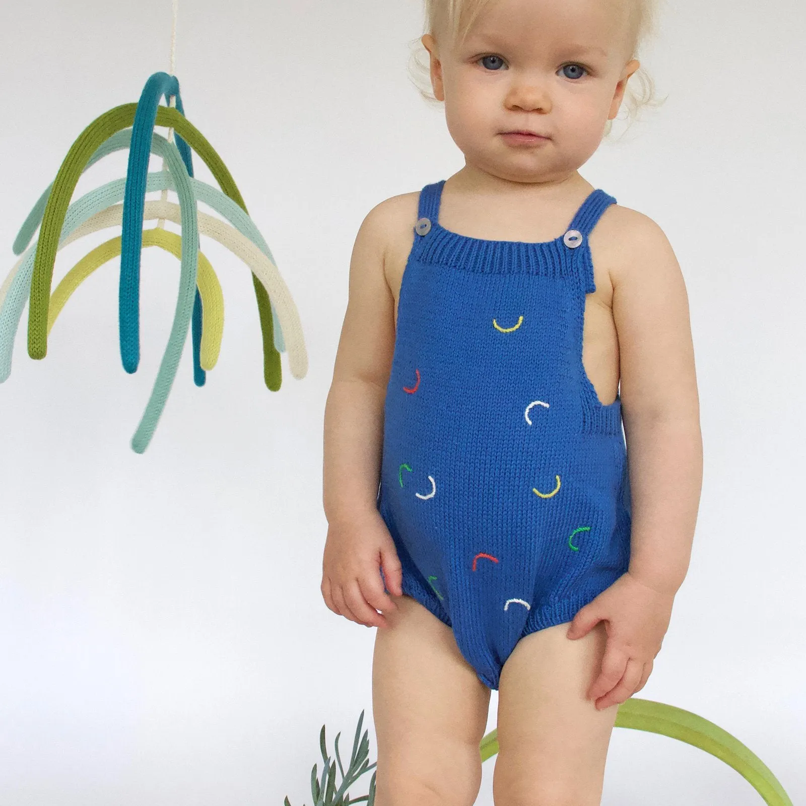 Blabla Kids Romper Hockney Cobalt