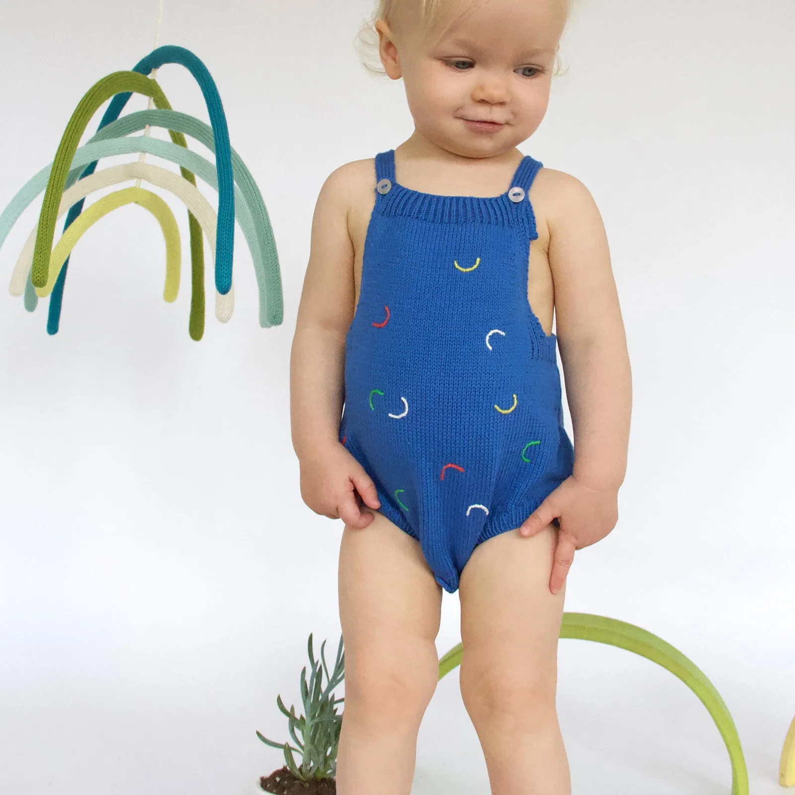 Blabla Kids Romper Hockney Cobalt