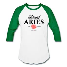 Blessed Aries Unisex Baseball T-Shirt