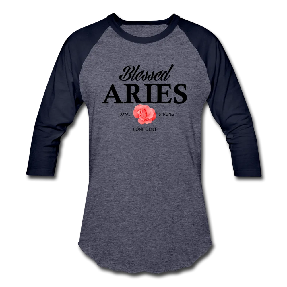 Blessed Aries Unisex Baseball T-Shirt