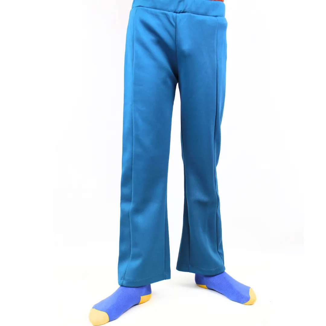 BLUE FLAPPER STYLE TROUSER