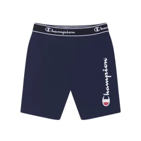 CHAMPION JUNIOR SCRIPT PLAY NAVY SHORT