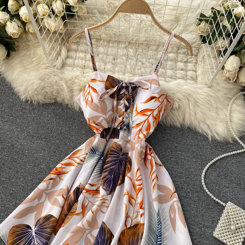 Charming sexy high waist irregular dress fashion girl dress    S340