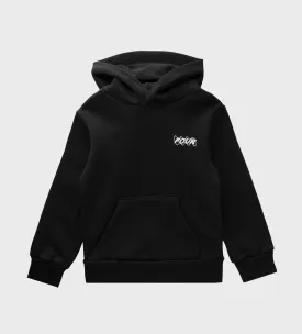 Circles Logo Hoodie Black