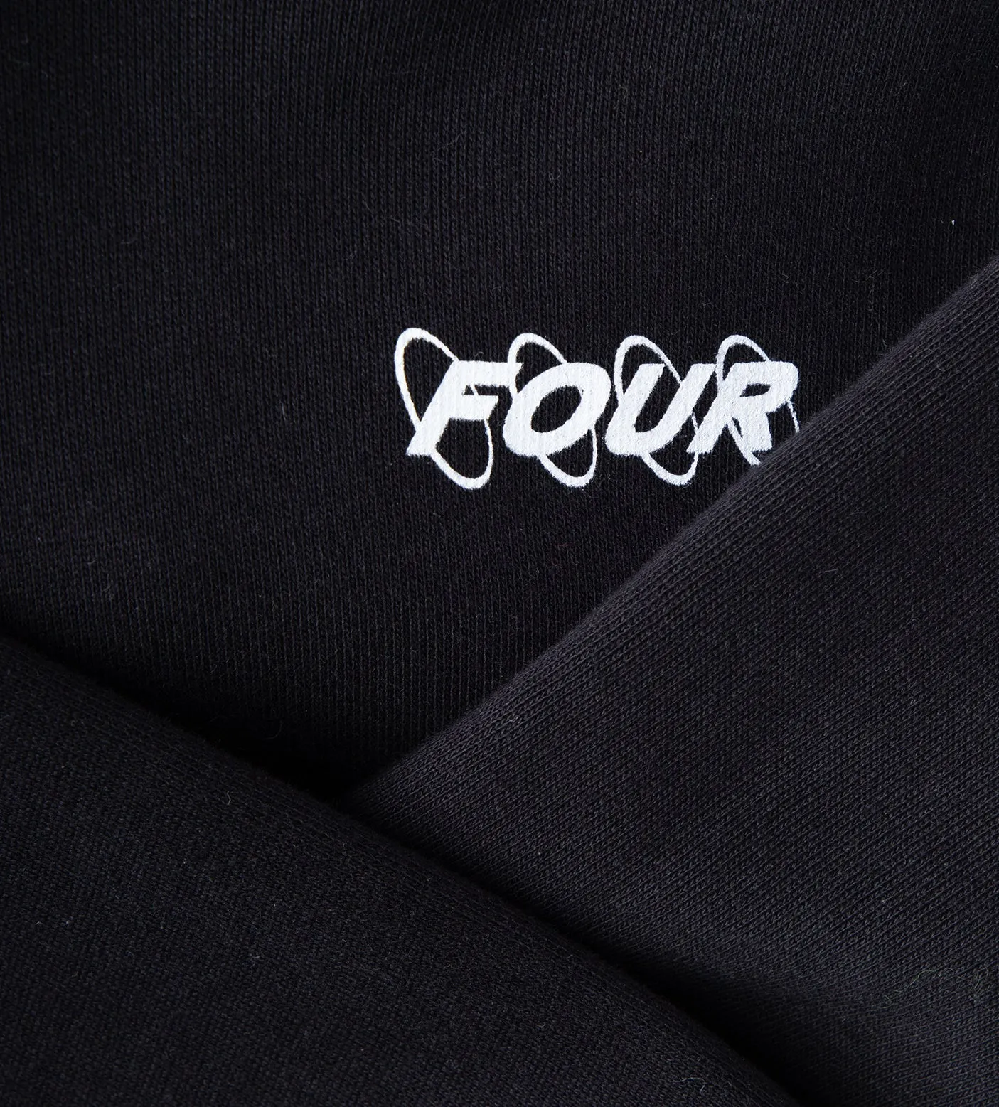 Circles Logo Hoodie Black