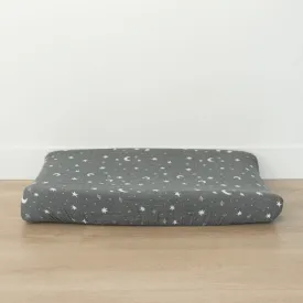 Cotton Muslin Change Pad Cover, Night Sky