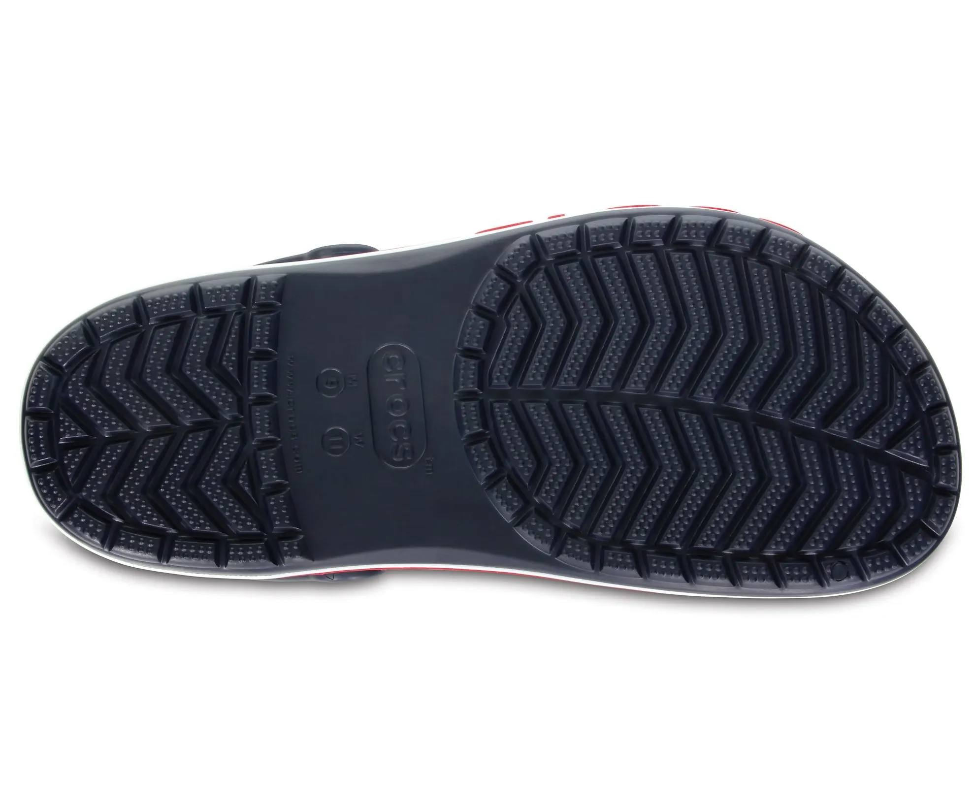 Crocs Bayaband Sandals, Navy/Red