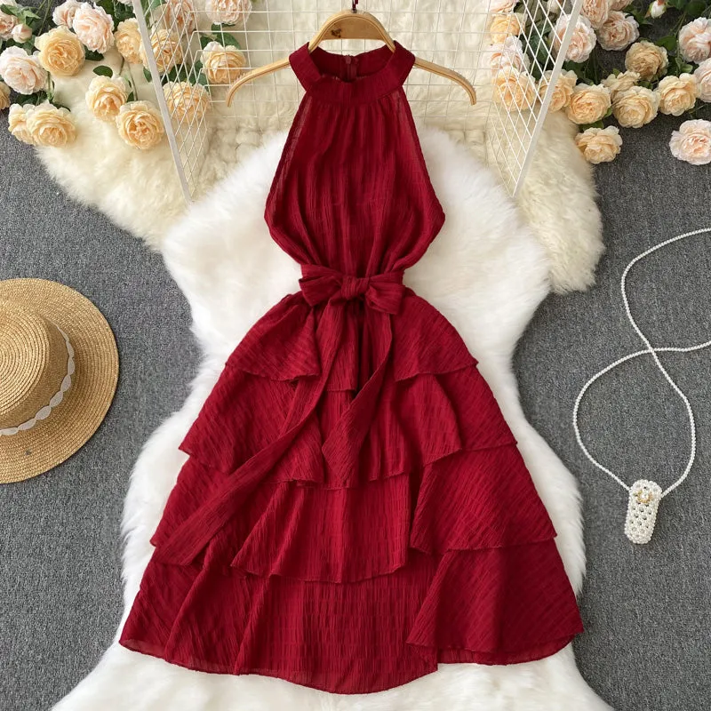 Cute A line short dress fashion girl dress      S345