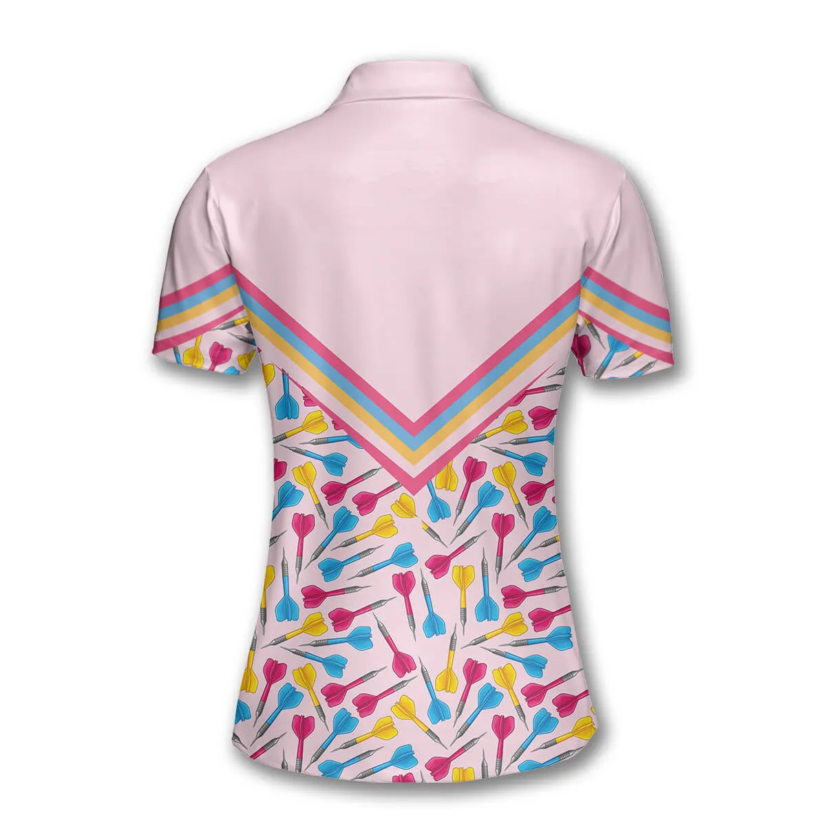 Dart Arrows Light Pink Custom Darts Shirts for Women, Gift for Him, Dart Shirt