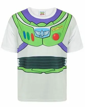 Disney Toy Story Boys White Short Sleeved T-Shirt