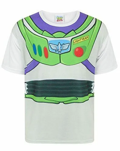 Disney Toy Story Boys White Short Sleeved T-Shirt