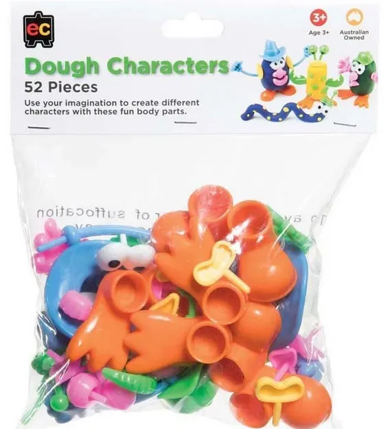 Dough Characters 52 Pieces