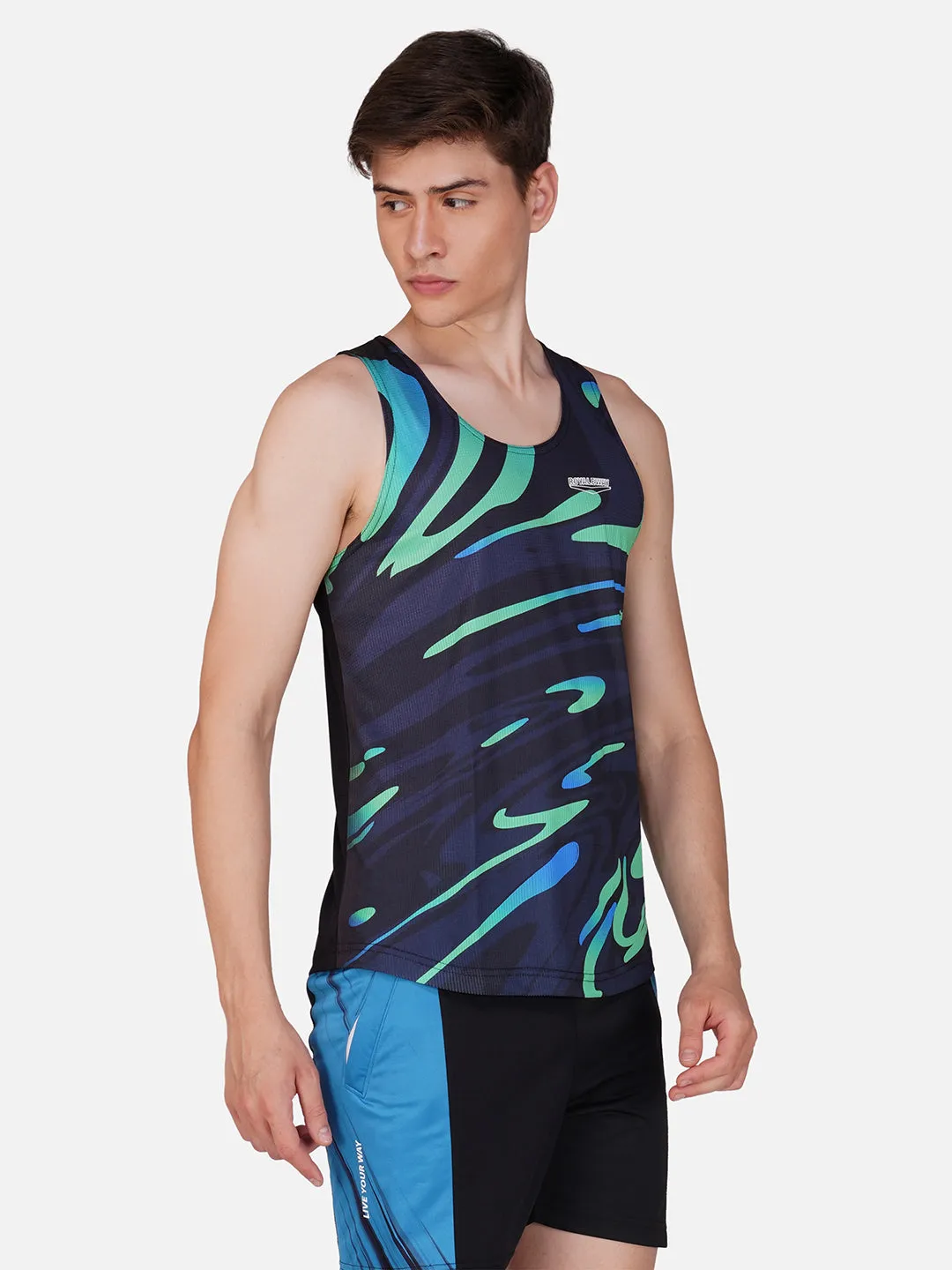 DriCHEX Neon Green & Black Vest for Men RWM4033