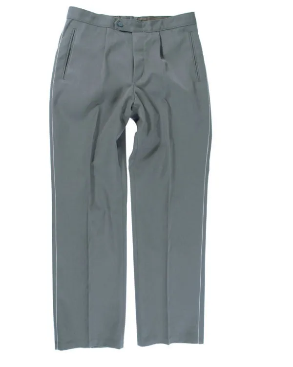 EAST GERMAN GRAY GABARDINE OFFICER PANTS