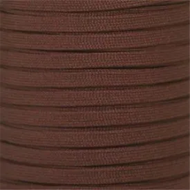 Flat Athletic Laces Custom Length with Tip - Brown (1 Pair Pack) Shoelaces