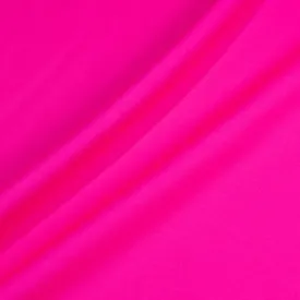 Fluorescent Pink Stretch Wool Gaberdine