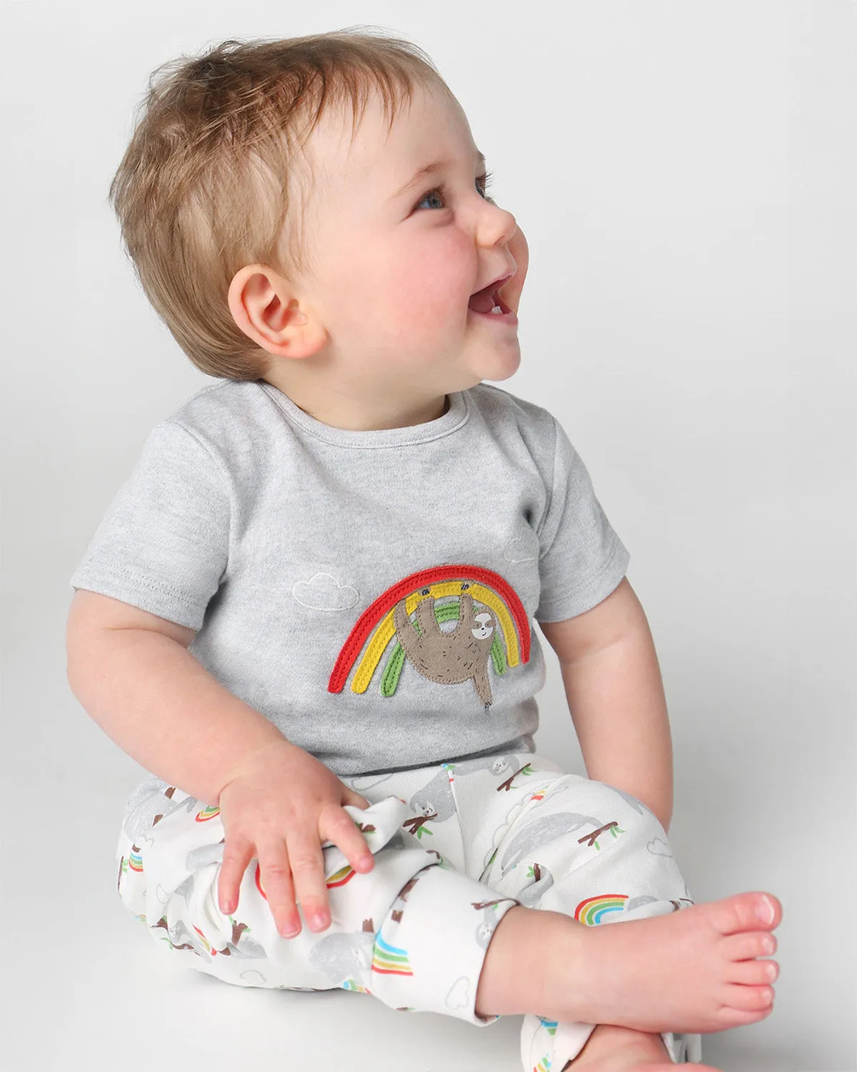 Frugi Frankie Summer Outfit - Sleepy Sloths