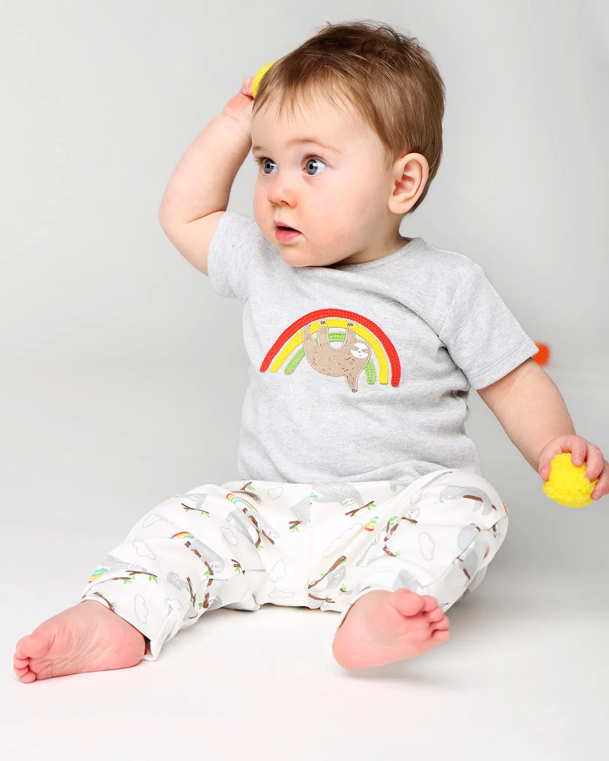 Frugi Frankie Summer Outfit - Sleepy Sloths