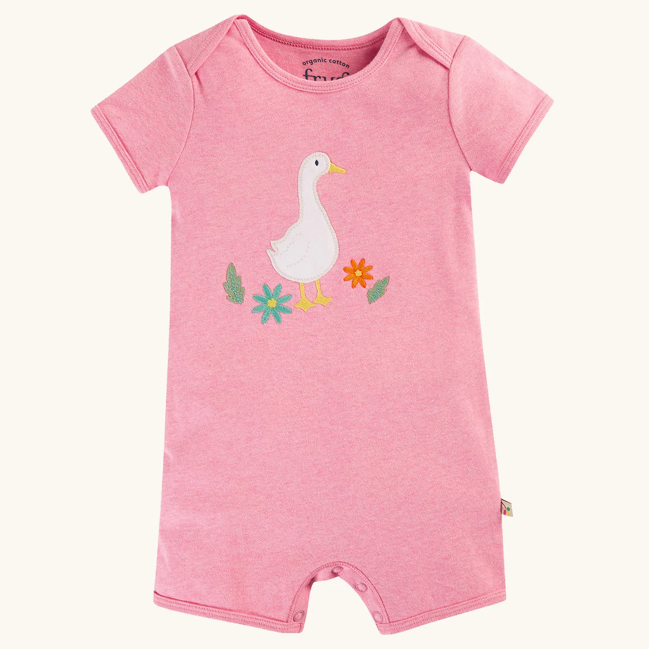 Frugi Rue Romper - Jellyfish / Springtime