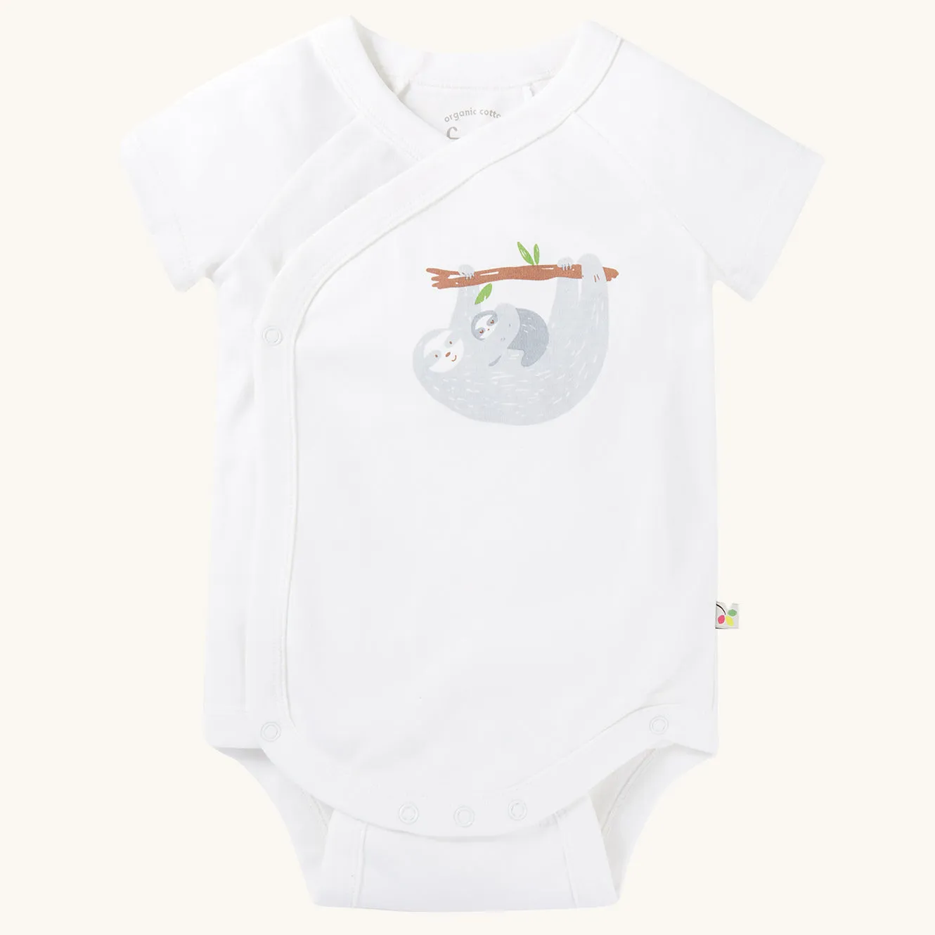 Frugi Shay Body 2 Pack - Sleepy Sloths