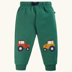 Frugi Switch Character Crawlers - Holly Green / Tractors