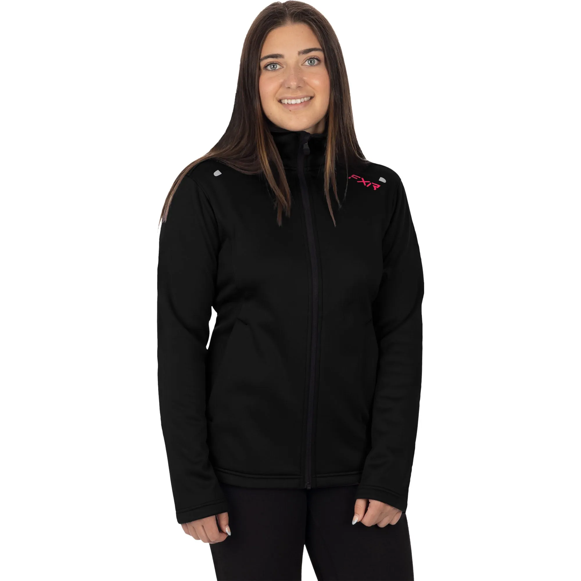 FXR Elevation Tech Zip Up Jacket Black/Fuchsia