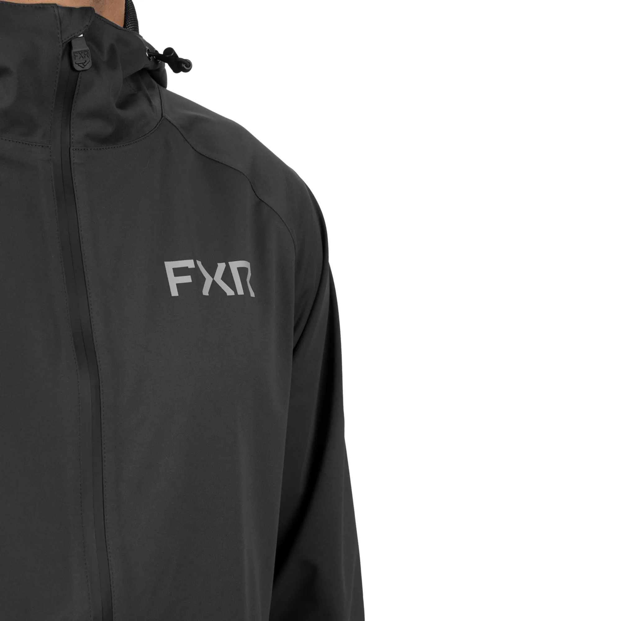 FXR Force Dual Laminate Jacket Asphalt Black