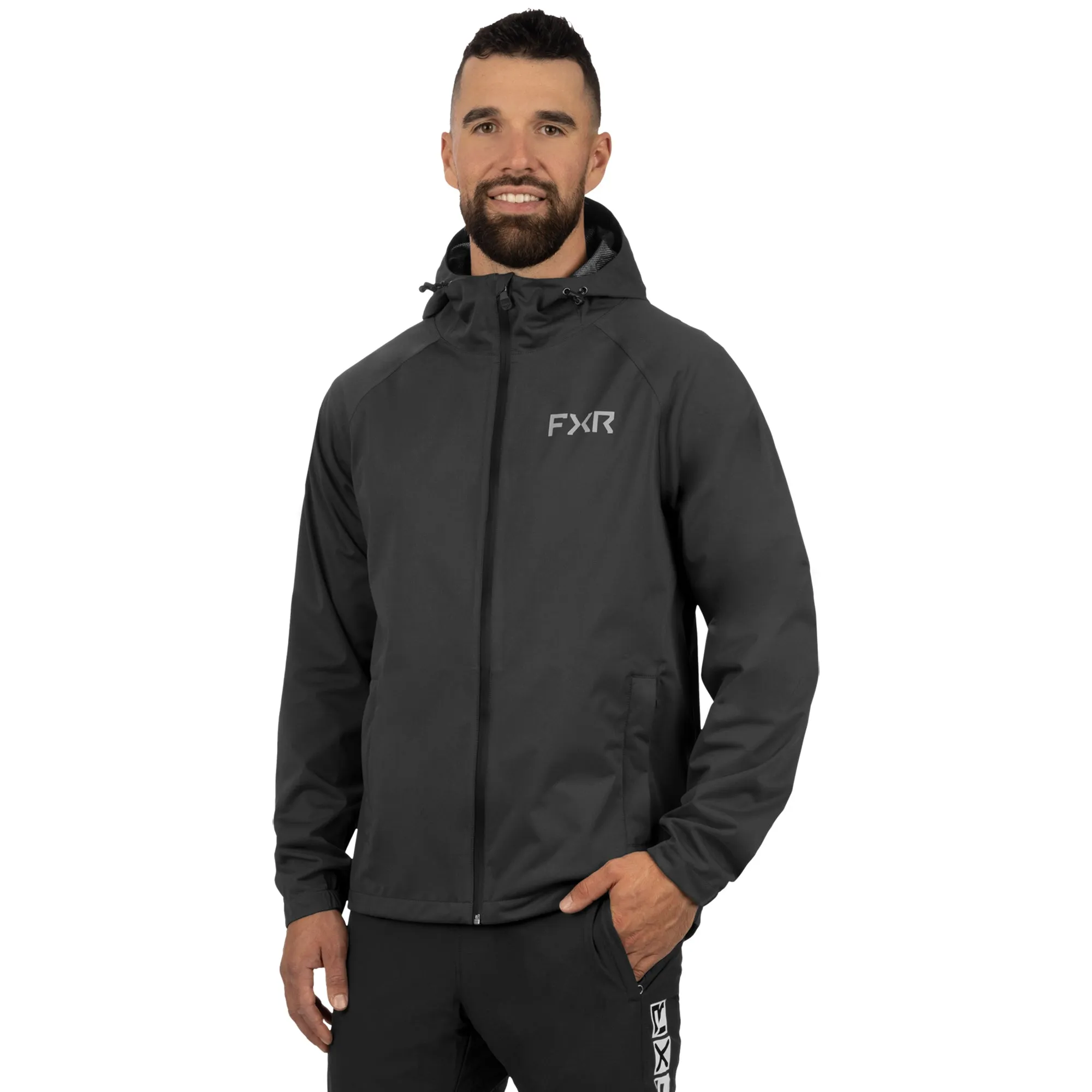 FXR Force Dual Laminate Jacket Asphalt Black