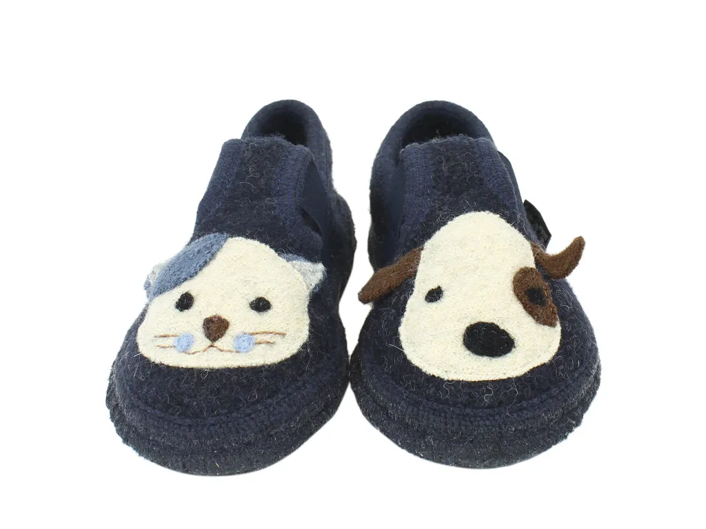 Haflinger Children's slippers Pets Blue