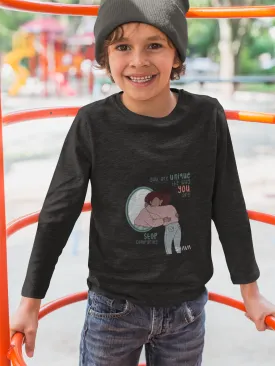 IAC  KIDS Long Sleeves  Toddler Tee / You are unique (black)