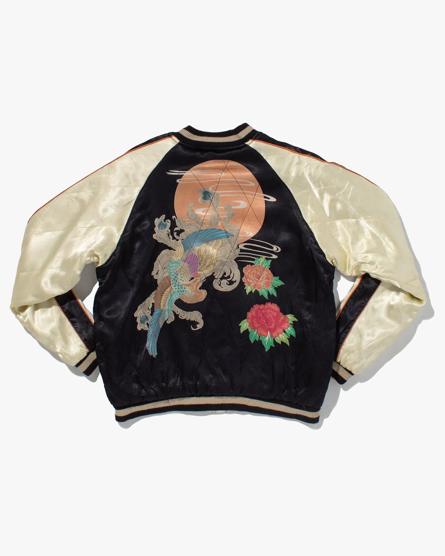 Japanese Repro Souvenir Jacket, Reversible, Gold with Dragon