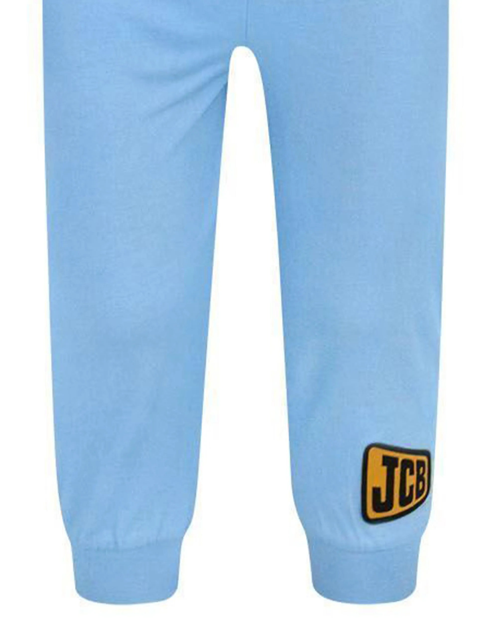 JCB Digger Boys Blue Long Sleeve Long Leg Pyjama Set