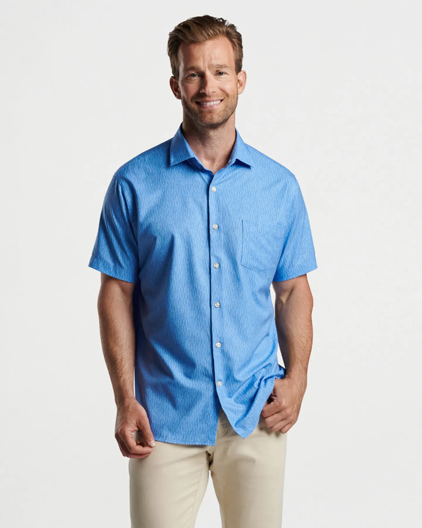 KAYAKS PERFORMANCE POPLIN SHIRT - MARITIME