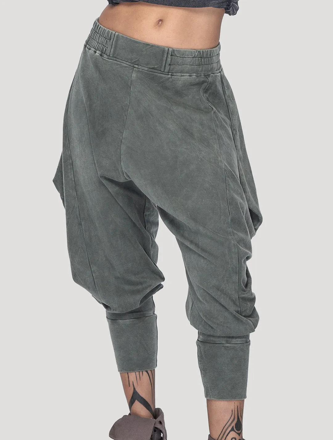 Stylish Grunge Harem Pants by Kimo - Trendy Bottoms for Urban Fashionistas