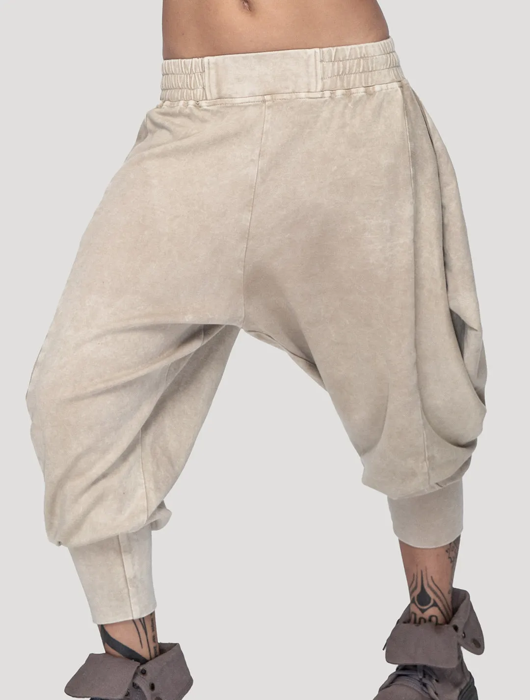 Stylish Grunge Harem Pants by Kimo - Trendy Bottoms for Urban Fashionistas