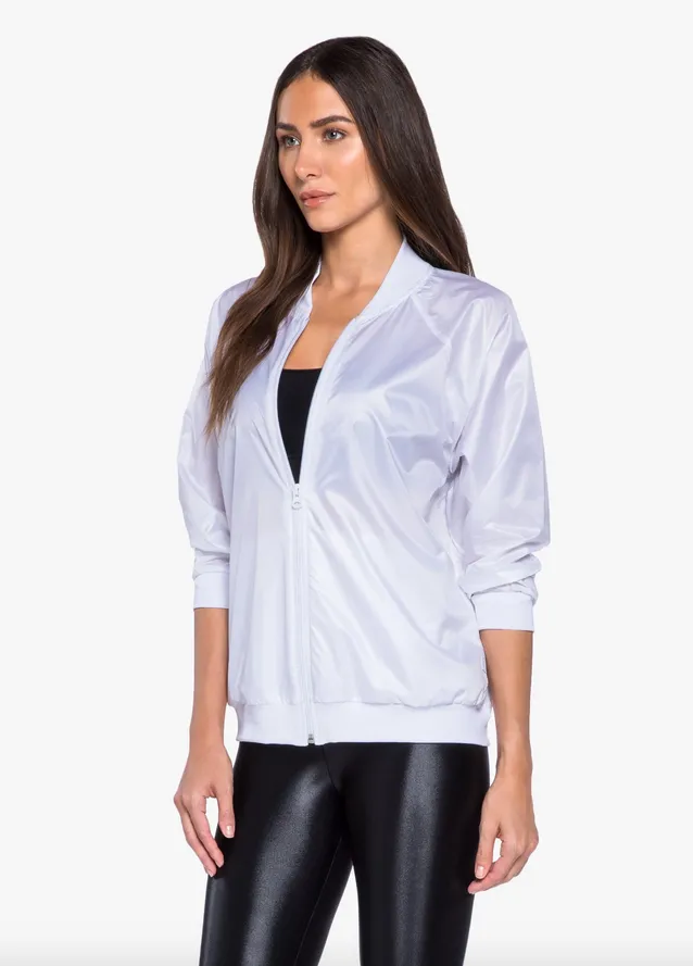 Koral - Dash Jacket in White & Black