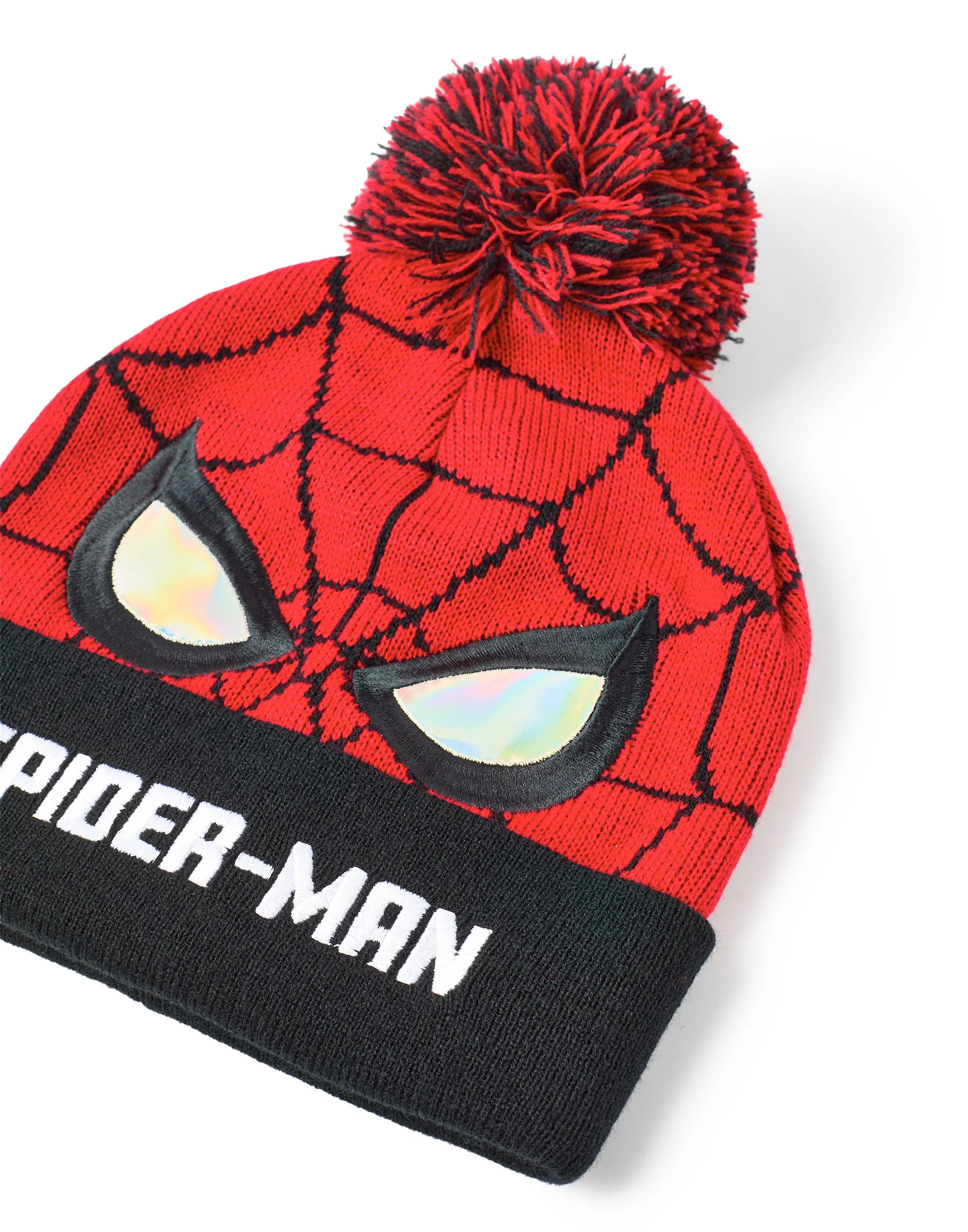 Marvel Character Boys Multicoloured Beanie and Gloves Set