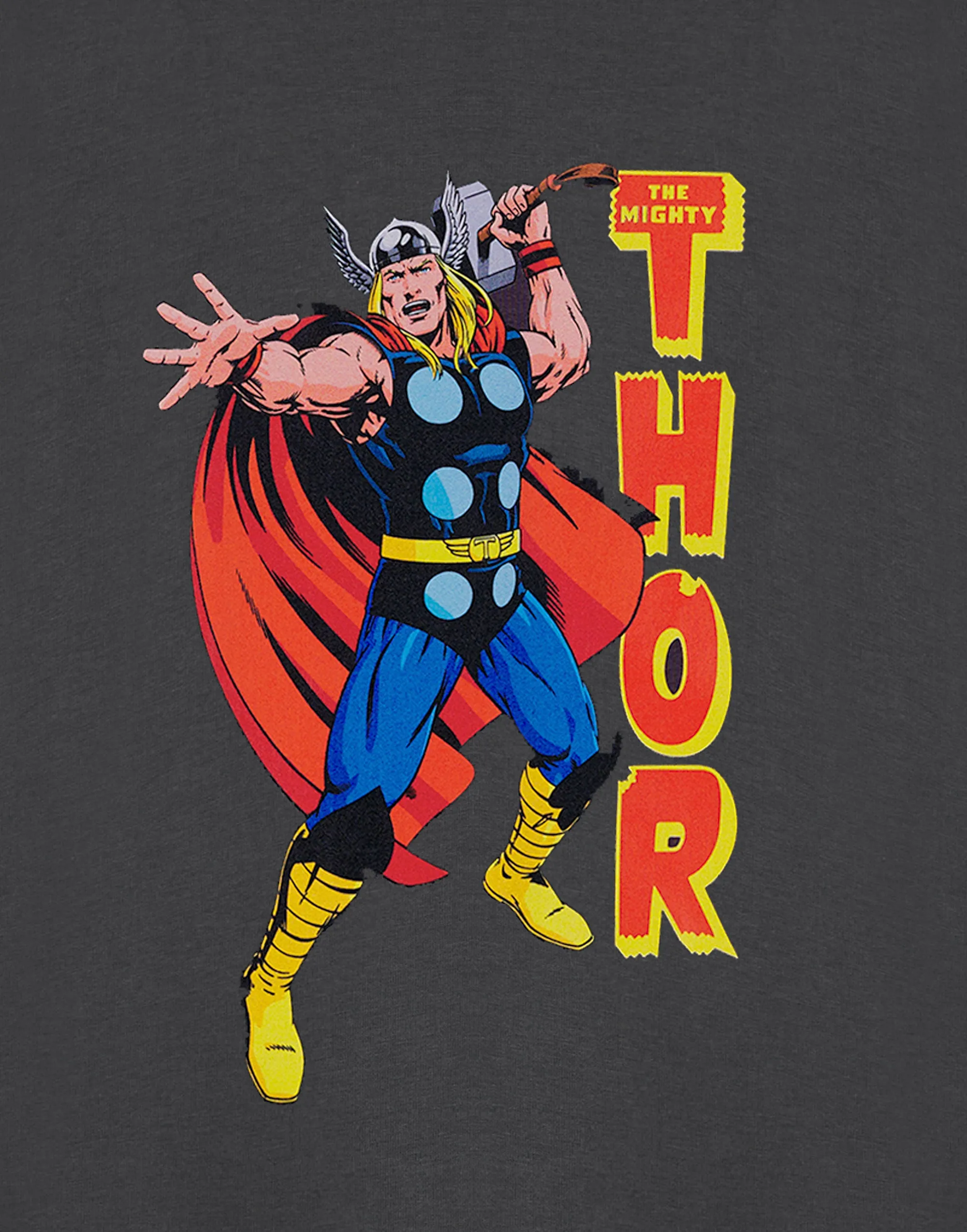 Marvel Thor Boys Grey Short Sleeved T-Shirt