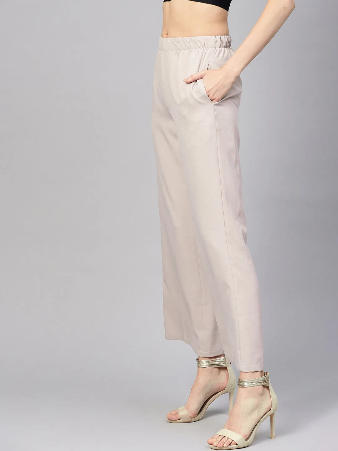 Mauve Palazzo Pants