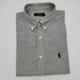 Men Shirt - Stripped - Black x White