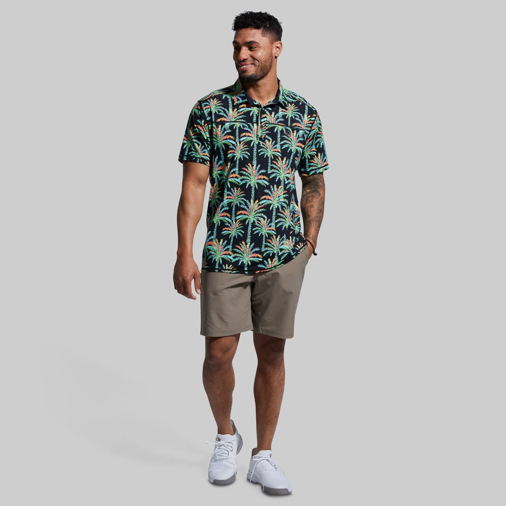 Men's Tek Polo (Sunset Palm)