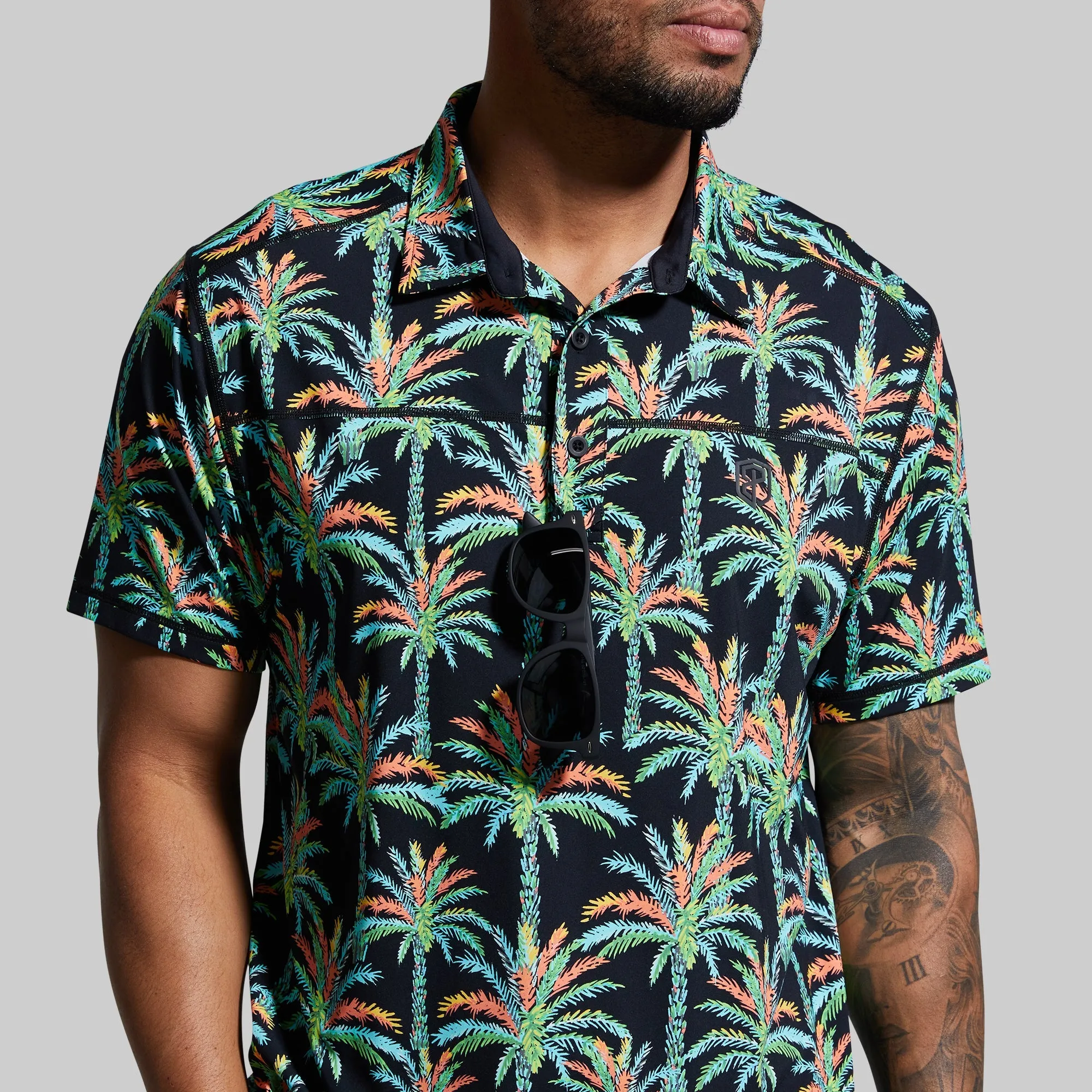 Men's Tek Polo (Sunset Palm)